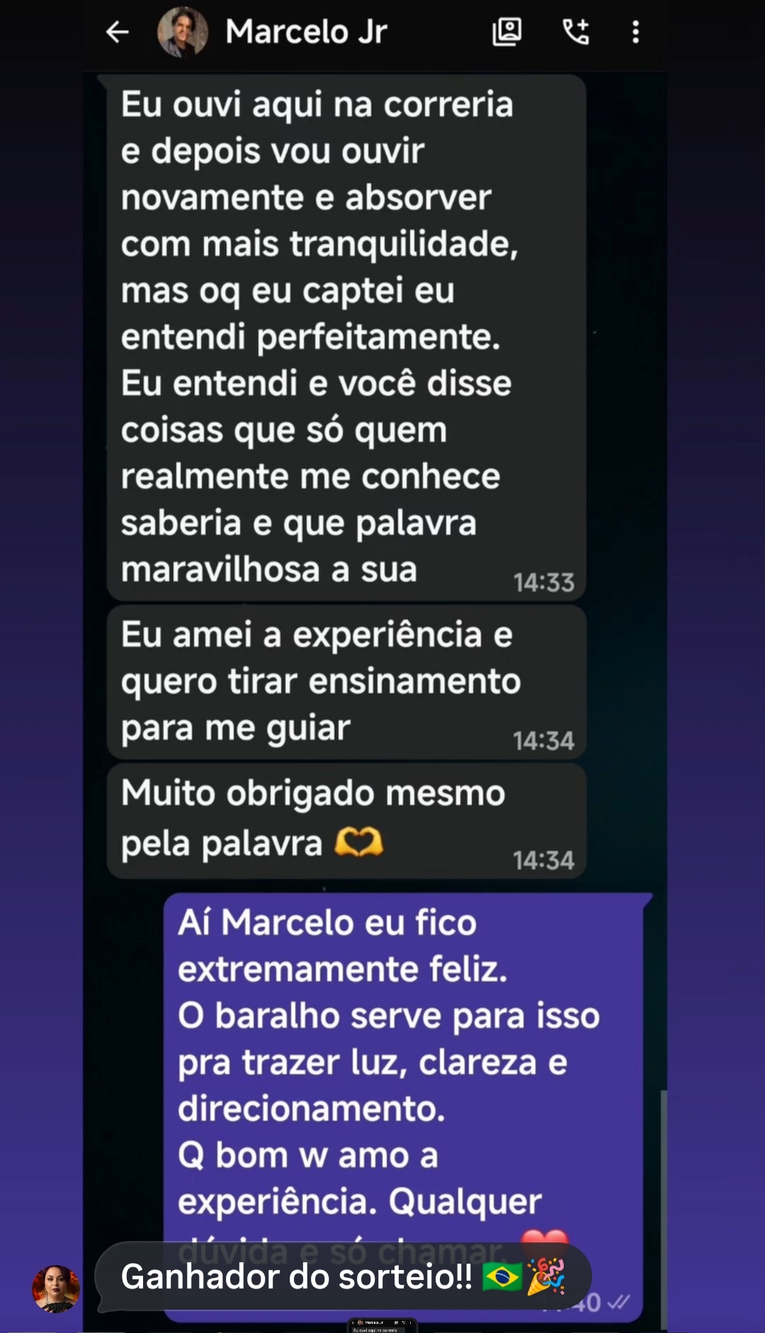 Feedback de consulente da Casa da Alma 4