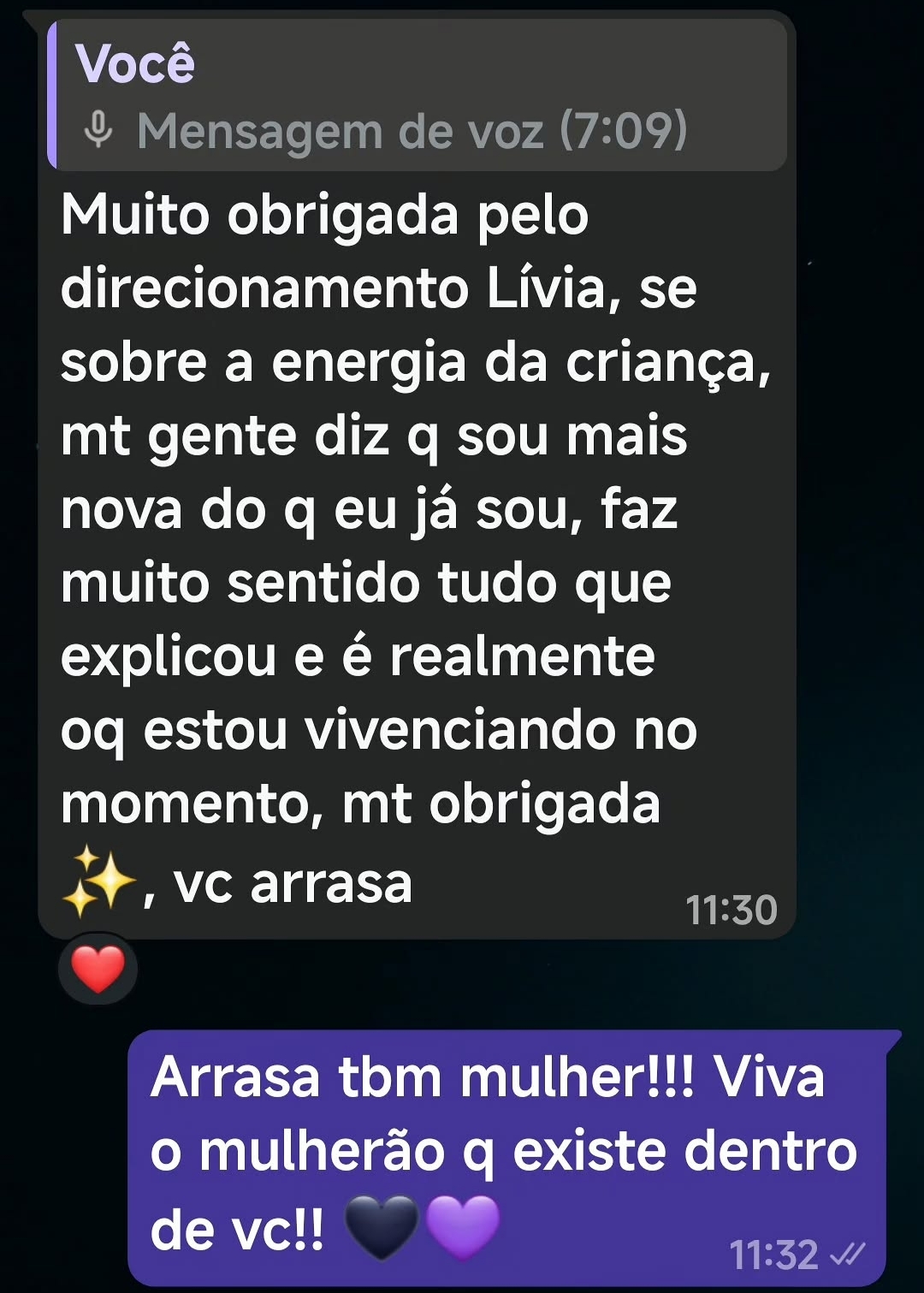 Feedback de consulente da Casa da Alma 1